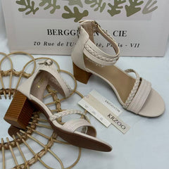 One-piece high-heeled Roman-style shoes