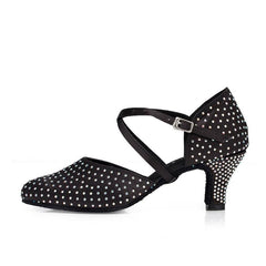 Women's Satin 6cm/7.5cm Heels Ballroom Dance Shoes Modern Dance Shoes
