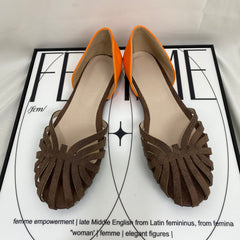 Casual Flat-Heeled Oversized Sandals