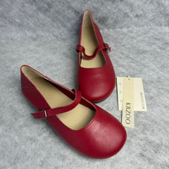 Soft leather upper cowhide shoes