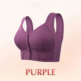 Front Closure Breathable Bra for Seniors