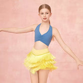 Girls Sleeveless Dance Practice Tops Dancewear