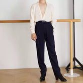 Boy's High-Waisted Dance Pants Latin Dance Practice Clothes