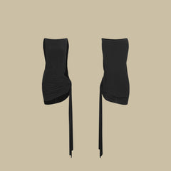 Women's Black Sleeveless Dance Dress Dance Wear