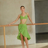 Women's Sleeveless Backless Dance Dress Dance Wear