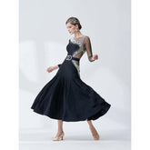 YUN Customisable-Women's DiamonBallroom Dancewear Modern Cotillion WaltDance Dress
