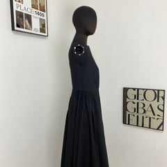 Hepburn Style Sleeveless Dress