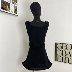 Sleeveless Ruffled Vest Skirt