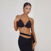 Women's Milk Silk Halter Latin Tops Practice Tops Latin DanceWear