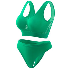 Breathable and comfortable sports bra set