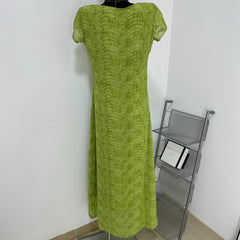 Elegant Floral Print Wavy Dress