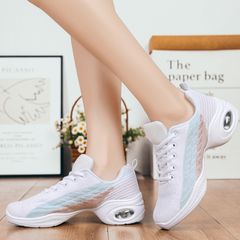 Women's Mesh JazShoes Lace-up Dance Sneakers