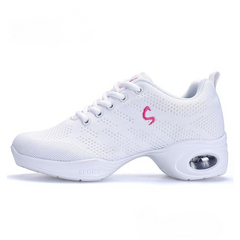 Women's Mesh JazShoes Lace-up Dance Sneakers
