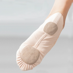 Women's Canvas Split-Sole Ballet Shoes