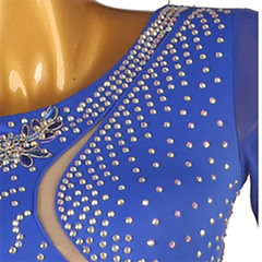 Customisable-Women's Slanted Shoulder WaltBallroom Dance Competition Modern Dance Large Swing Dress