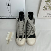 High-top zipper round-toe thick heel