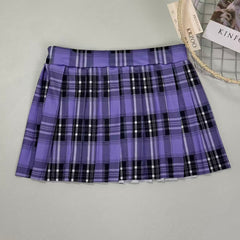Mini pleated skirt