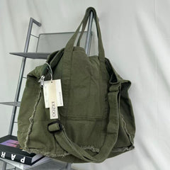Tote bag with canvas strap