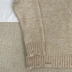Embroidered Soft And Cozy Sweater