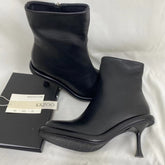 Platform Boots With Side Zippers