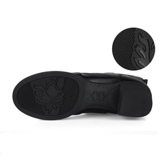 Women's Leatherette 5cm Heel JazWith Lace-up Dance Boots JazDance Shoes