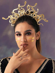 Golden Snake Hair Accessory