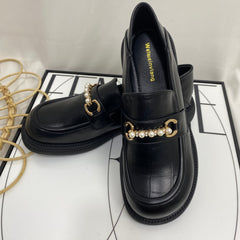 Slip-On British Style Leather Shoes