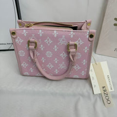 Large-Capacity Printed Shoulder Bag