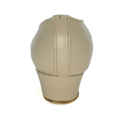 Women's Beige Leatherette 3.5cm Heels Ballroom Swing Dance Shoes