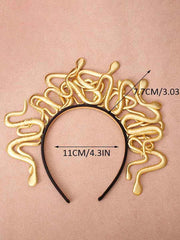 Golden Snake Hair Accessory