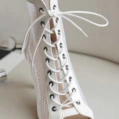 Women's Customized Heel Leatherette Rubber Heels Dance Boots JazStreet Sole Dance Shoes