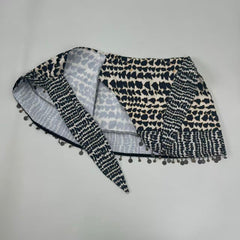 Beaded sequin double-breasted skirt