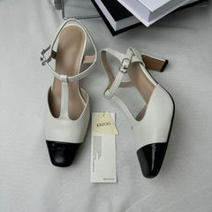 Retro Color-Block Open-Toe Sandals