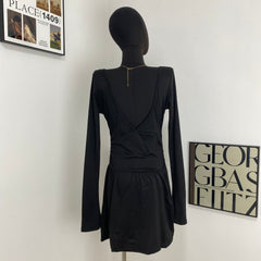 Backless V-neck Dress