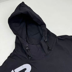 Two-piece sweatshirt with American-style hooded top