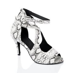 Women's Leatherette Customized Heel Dance Boots Salsa Dance Shoes