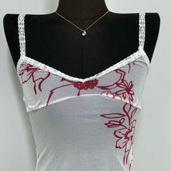 Cropped Lace Undershirt