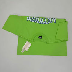 Wave-printed short-sleeved shirt