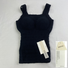 Lamb fur warm vest with chest pad