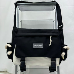 Multi-color diagonal crossbody casual shoulder bag