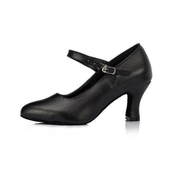 Women's Leatherette Customized Heel Ballroom Dance Shoes Character Shoes