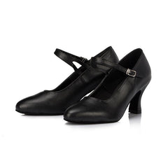 Women's Leatherette Customized Heel Ballroom Dance Shoes Character Shoes