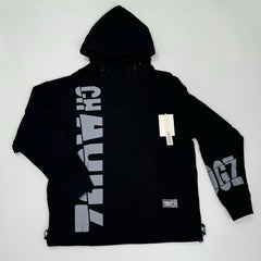 Two-piece sweatshirt with American-style hooded top
