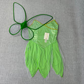 The fringed skirt of the fairy's wings
