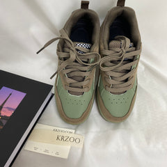 Niche Color-Blocked Sneakers