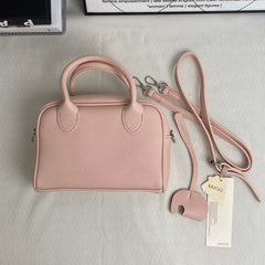 Litchi-patterned shell crossbody bag