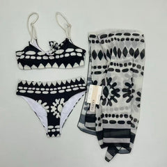 Bohemian print bikini set