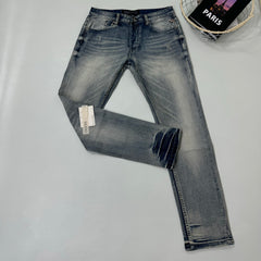 Washable micro-flare stretch slim-fit jeans