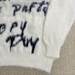 Personalized Letter Embroidered Sweater