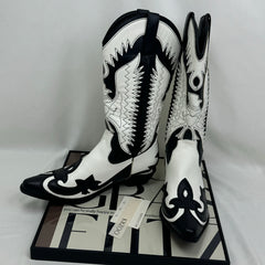Knight boot pointed toe boots